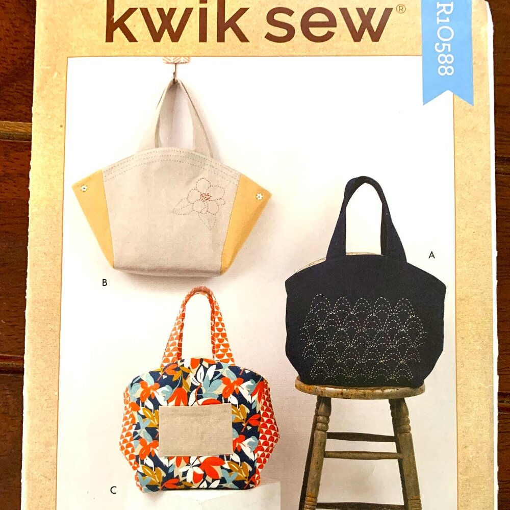 Kwik Sew Pattern #R10588 Tote Bags
